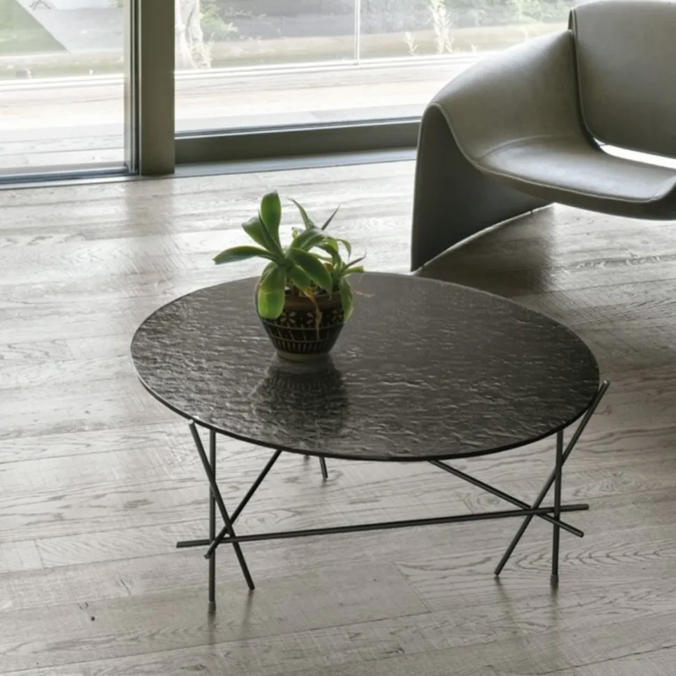 Tavolino da salotto con struttura in metallo Wire disponibile in vari colori