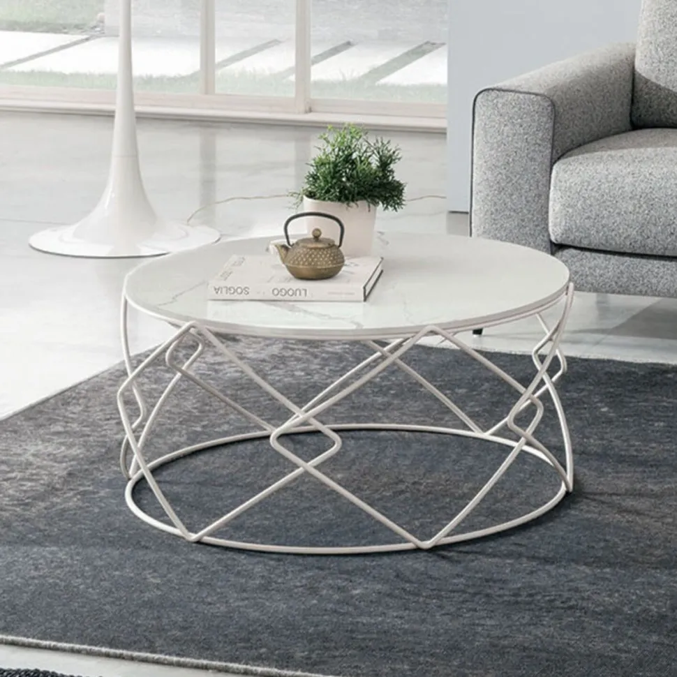 Tavolino da salotto Drum disponibile in vari colori