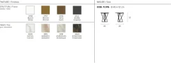 Tavolino da salotto Star Corner disponibile in vari colori