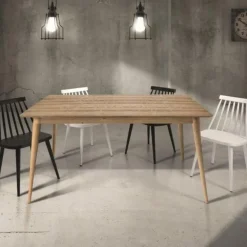 Tavolo allungabile Alin in finitura Rovere disponibile in 2 misure