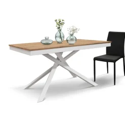 Tavolo allungabile Anna finitura Bianco Frassino disponibile in 3 misure