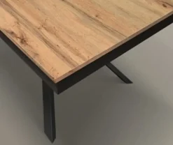 Tavolo allungabile Elias finitura Rovere Rustico disponibile in 3 misure