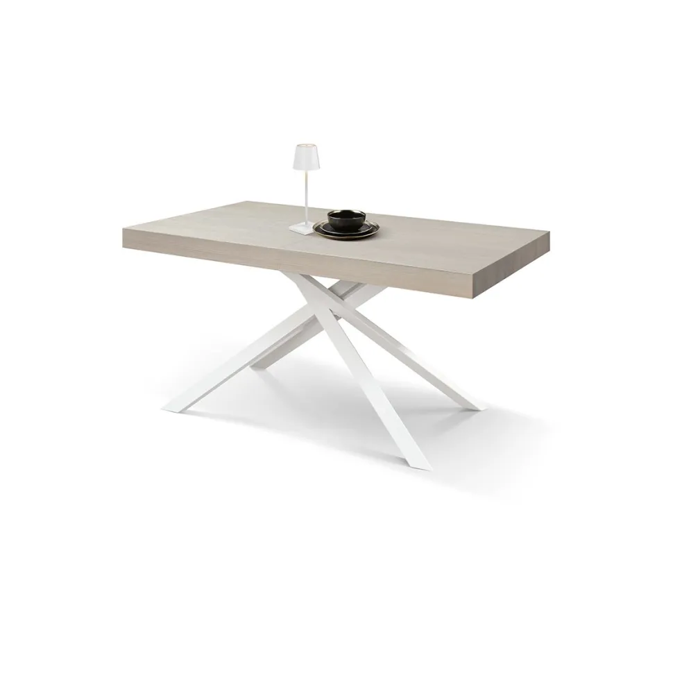 Tavolo allungabile Emme disponibile in 2 misure e 4 colori
