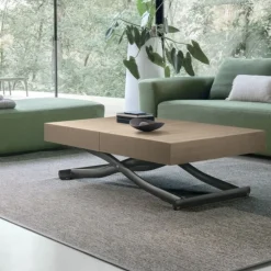 Tavolo allungabile e trasformabile Dione WOOD in finitura Rustico
