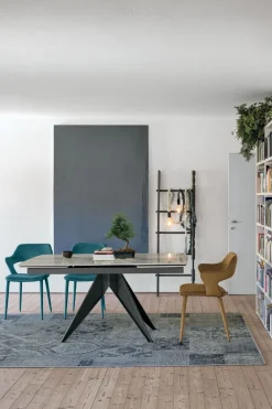 Tavolo allungabile in gres porcellanato Minosse disponibile in vari colori L 160