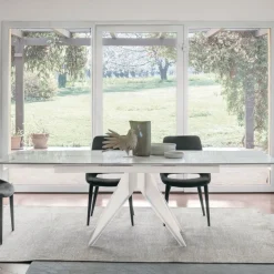 Tavolo allungabile in gres porcellanato Minosse disponibile in vari colori L 160