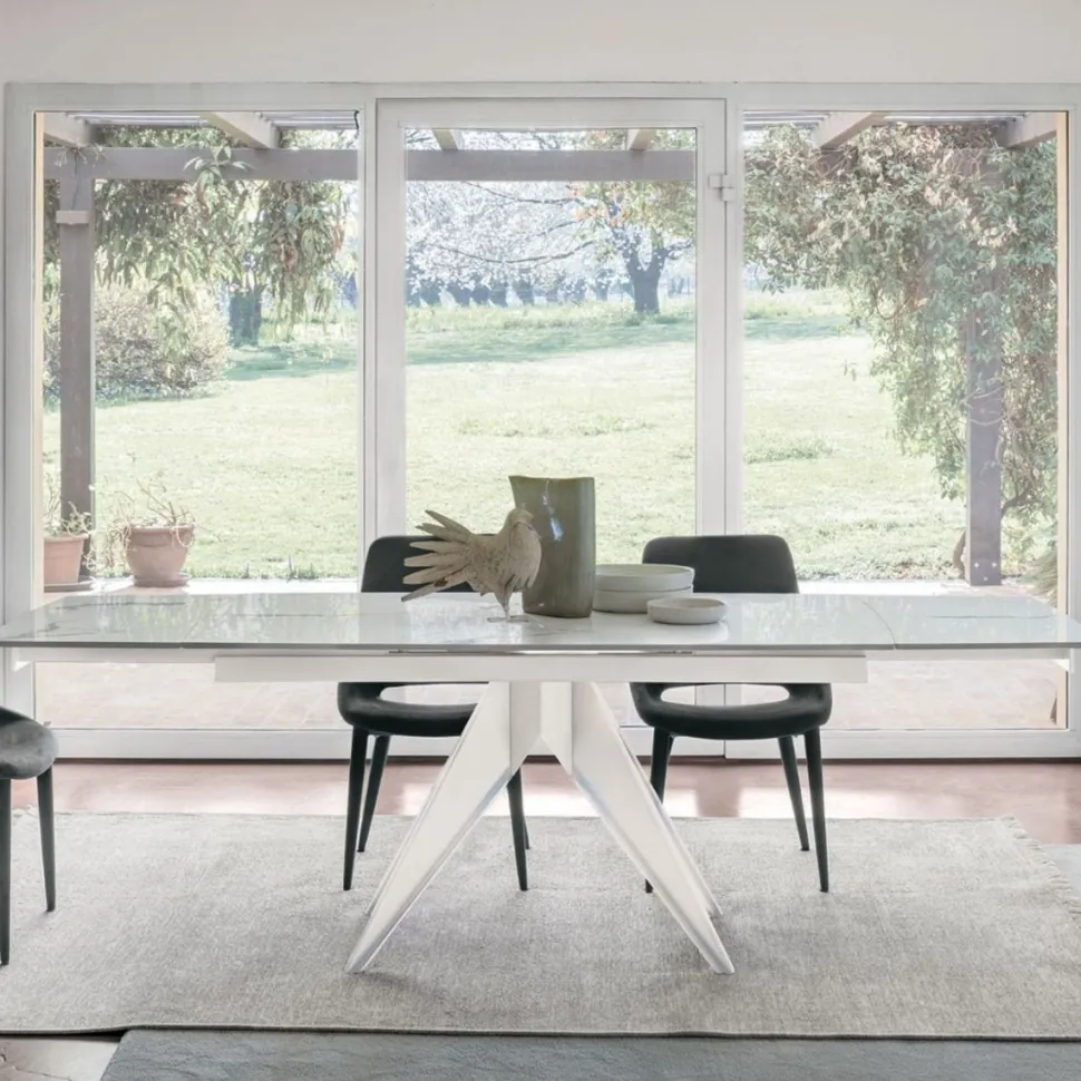 Tavolo allungabile in gres porcellanato Minosse disponibile in vari colori L 160