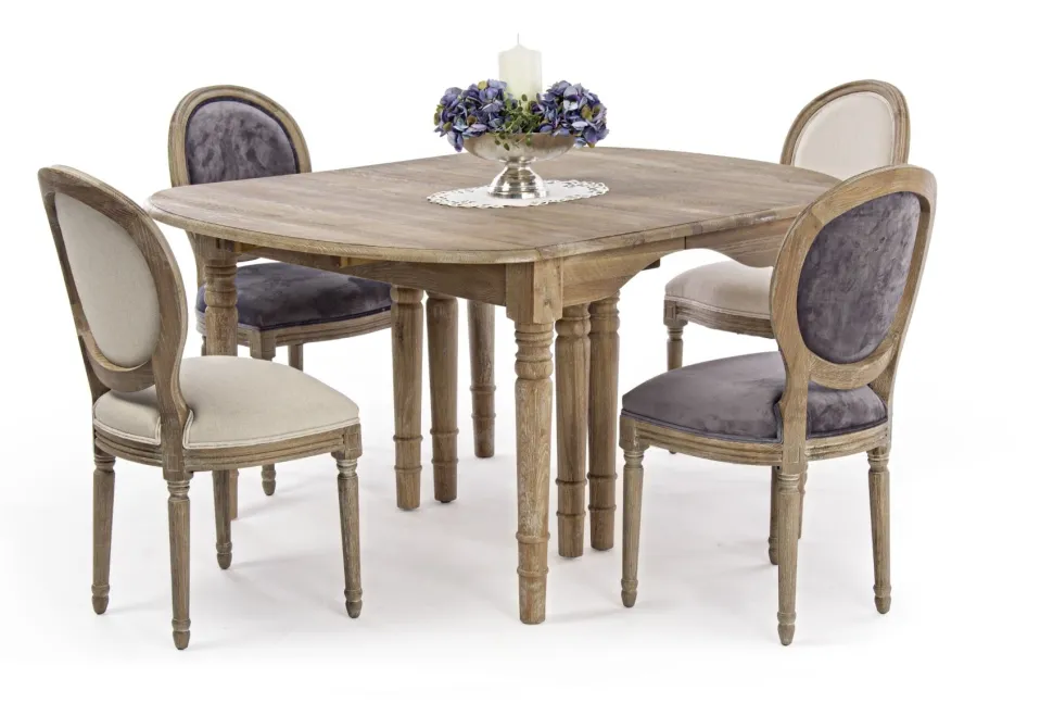 Tavolo allungabile in legno massello Bedford