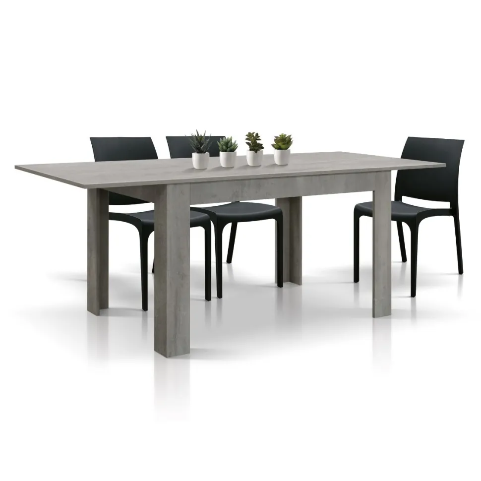 Tavolo allungabile in nobilitato melaminico Camilla disponibile in 5 colori