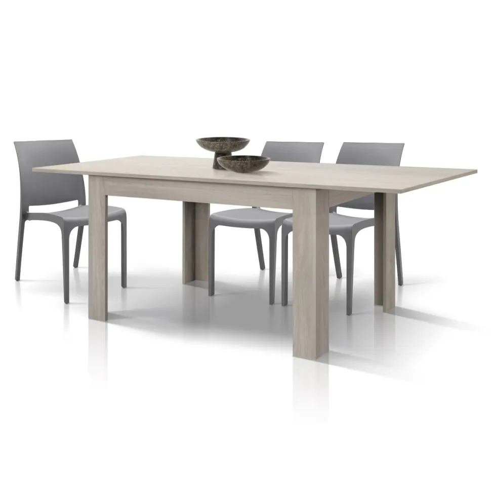 Tavolo allungabile in nobilitato melaminico Camilla disponibile in 5 colori