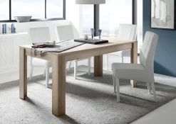 Tavolo allungabile linea Clear in Rovere Cadiz