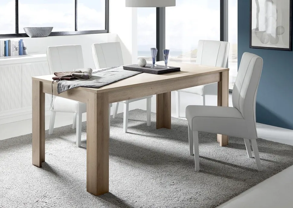 Tavolo allungabile linea Clear in Rovere Cadiz