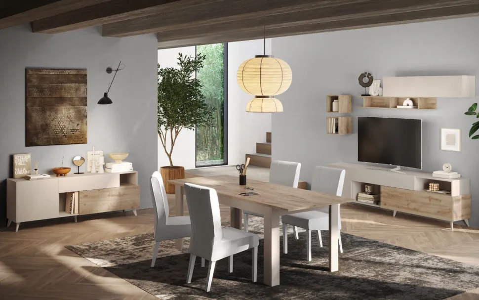 Tavolo allungabile linea Odessa disponibile in 4 colori