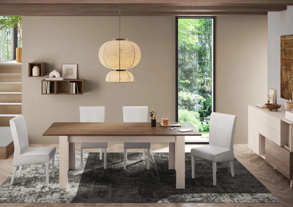 Tavolo allungabile linea Odessa disponibile in 4 colori