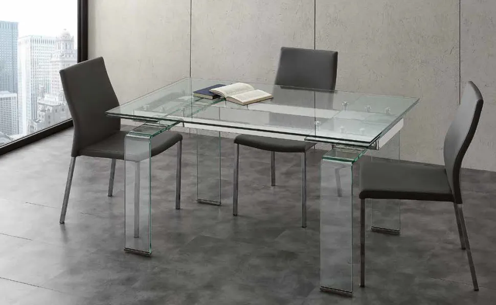 Tavolo allungabile Mini Glass