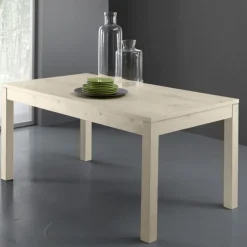 Tavolo allungabile Nevada 130x90 cm colore abete bianco