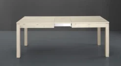 Tavolo allungabile Nevada 130x90 cm colore abete bianco