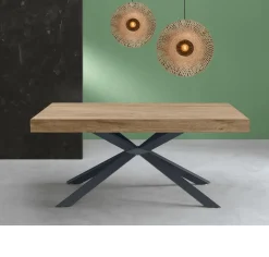 Tavolo allungabile Osaka finitura Tavolato Quercia 160x90 cm