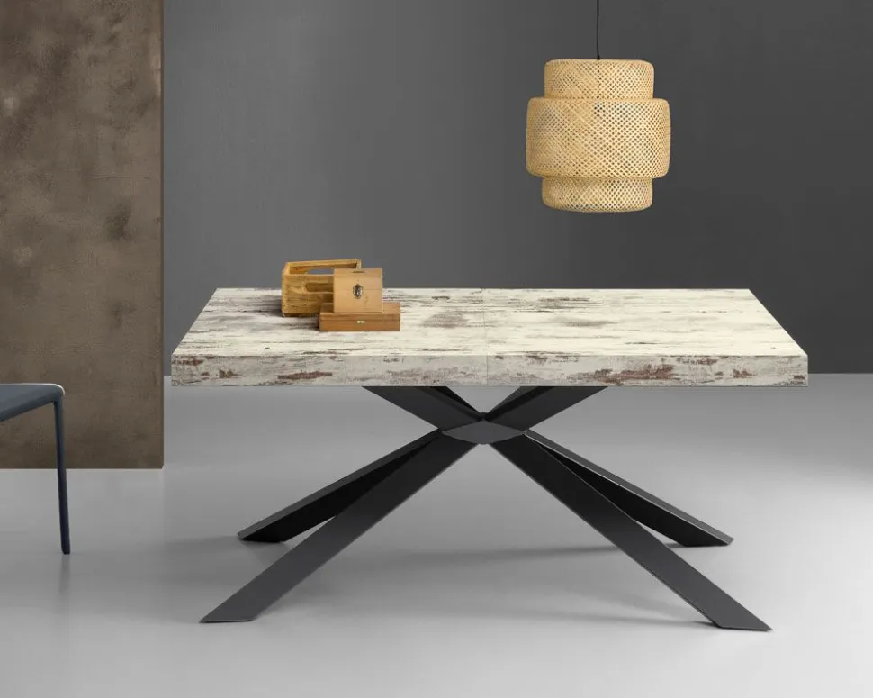 Tavolo allungabile Osaka finitura Tavolato Quercia 160x90 cm