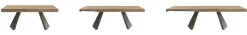 Tavolo allungabile Pechino con piano Folding 140x90 cm colore Tavolato Quercia
