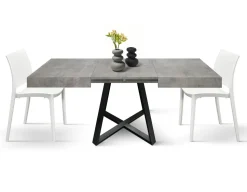 Tavolo allungabile rettangolare con piano in nobilitato disponibile in 3 colori Paxon
