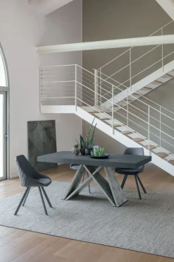 Tavolo allungabile rettangolare con piano in Laminato Sigma disponibile in 2 misure