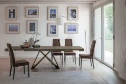 Tavolo allungabile rettangolare con piano in Laminato Sigma disponibile in 2 misure