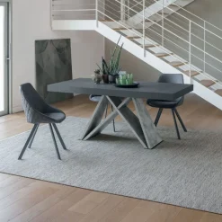 Tavolo allungabile rettangolare con piano in Laminato Sigma disponibile in 2 misure
