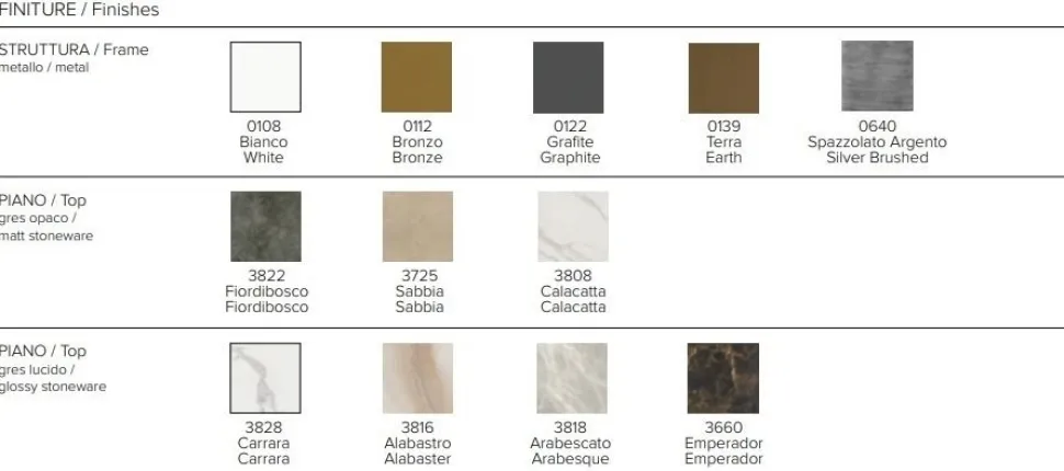 Tavolo allungabile Tornado disponibile in vari colori