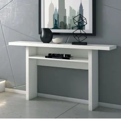 Tavolo consolle finitura Bianco apribile modello SPIDER