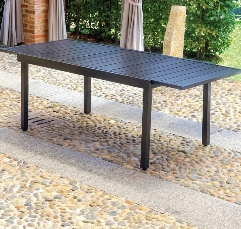 Tavolo da Esterno Allungabile Pella in Ferro 156/213 cm