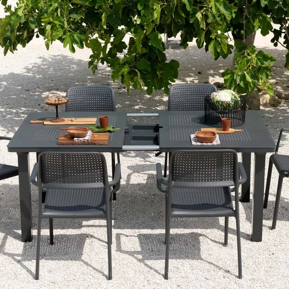 Tavolo da giardino allungabile Lepanto disponibile in 3 colori