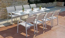 Tavolo da giardino allungabile Capannori disponibile in 3 colori
