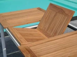 Tavolo da Giardino Allungabile Fuerteventura 150/210x90 cm allungo a farfalla