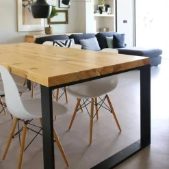 tavolo Elody in legno massello 160x80x78 cm