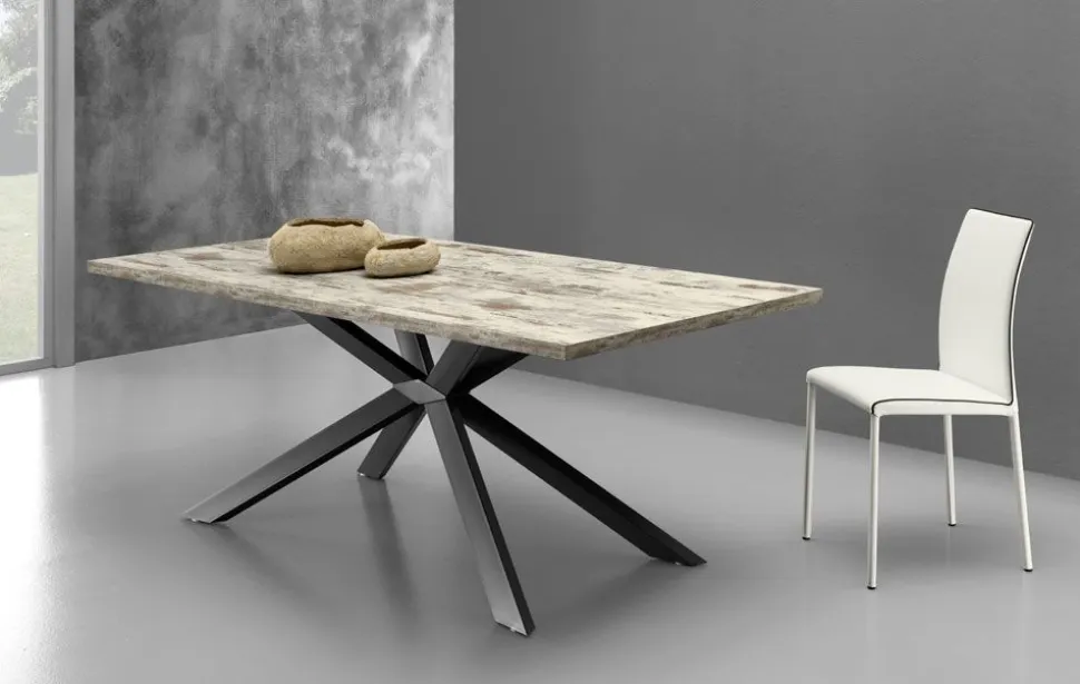 Tavolo fisso Mikado 160x90 cm vintage