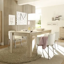 Tavolo in legno linea Palma in Finitura Oak 137x90 allungabile