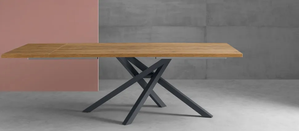 Tavolo Kreo allungabile con piano Laminato 180 x 100