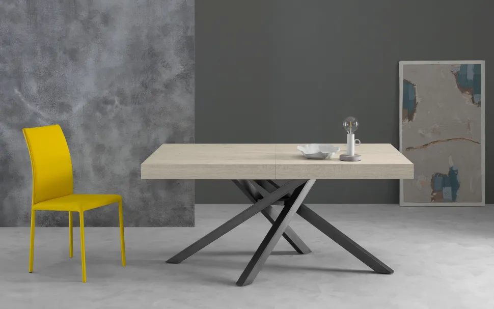 Tavolo Kubo con piano in Folding Nobilitato 160 x 90