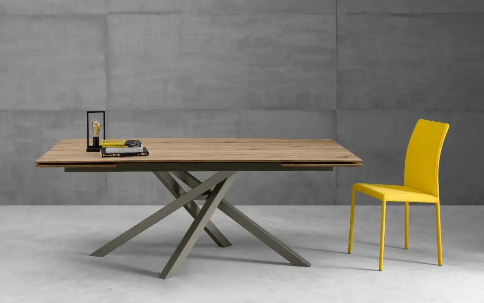 Tavolo Kubo con piano in Laminato 160 x 90