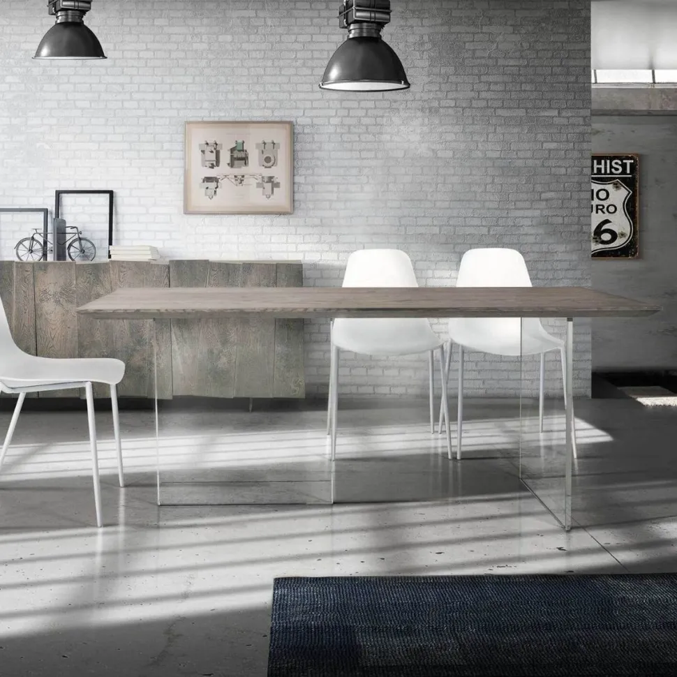 Tavolo Persefone finitura Beton