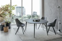 Tavolo rotondo allungabile Aiace disponibile in vari colori