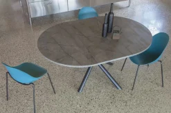 Tavolo rotondo allungabile Talete