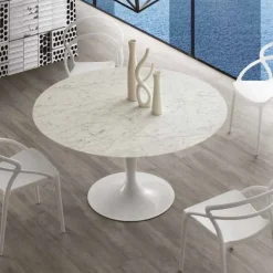 Tavolo rotondo Island Marble