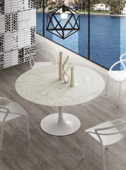 Tavolo rotondo Island Marble