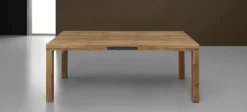 Tavolo Sirio 140x90 cm rovere slavonia allungabile fino a 300 cm