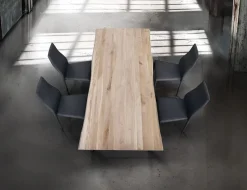 Tavolo Virgo legno massello 160 x 90