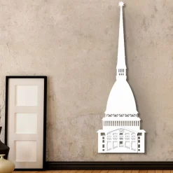 Torino - quadro in legno mdf colore bianco altezza 1,1 metri