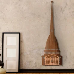 Torino - quadro in legno mdf scuro altezza 1,1 metri