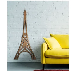 Torre Eiffel, Parigi, in legno mdf effetto legno scuro altezza 1,2 metri